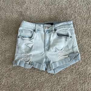 Lightwash Jean Shorts